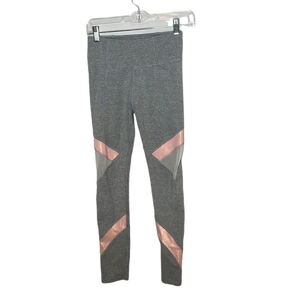 Justice Active Full Length Rose Gold/Grey Leggings. Size 12. - Picture 1 of 8